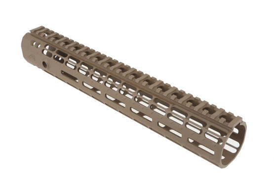 The Aero Precision 12in AR-15 Enhanced M-LOK Handguard has built in anti rotation tabs for a secure lock up